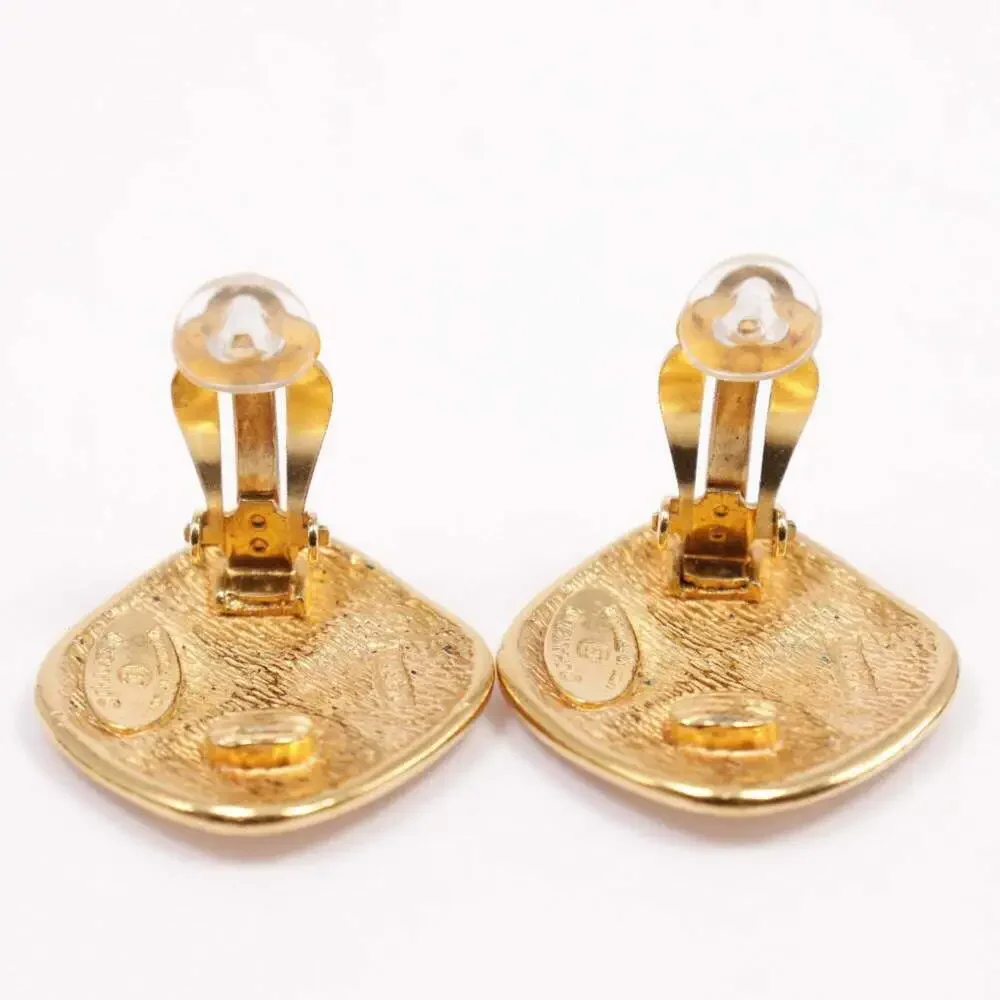 CHANEL Vintage Gold Earrings